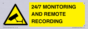 24/7 MONITORING AND REMOTE RECORDING